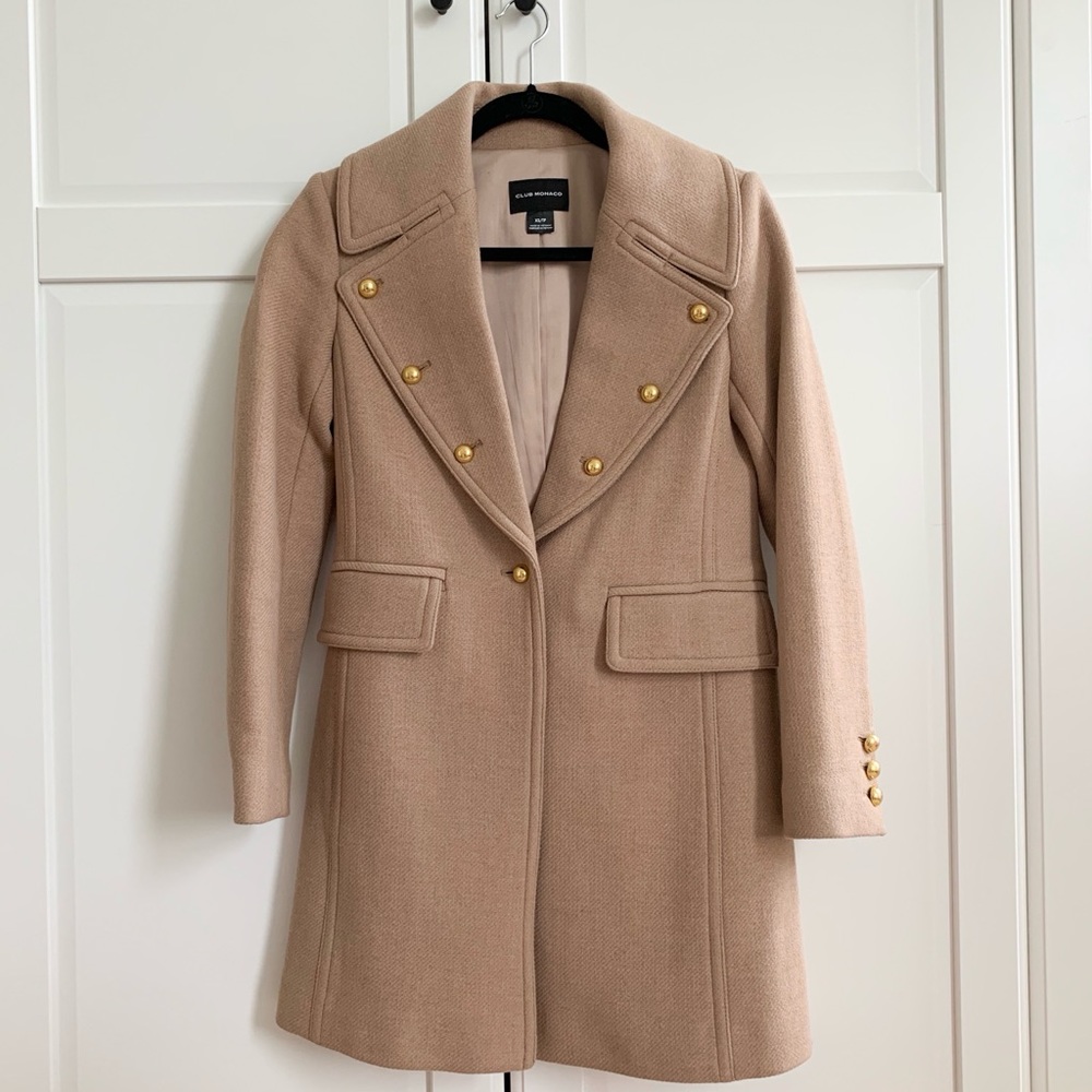 Club Monaco Camel Coat